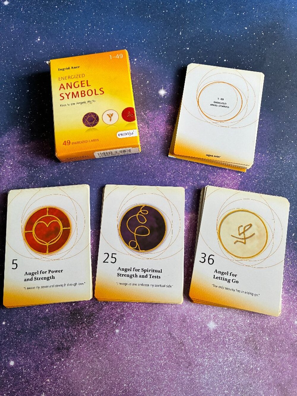 Energized Angel Symbols Cards